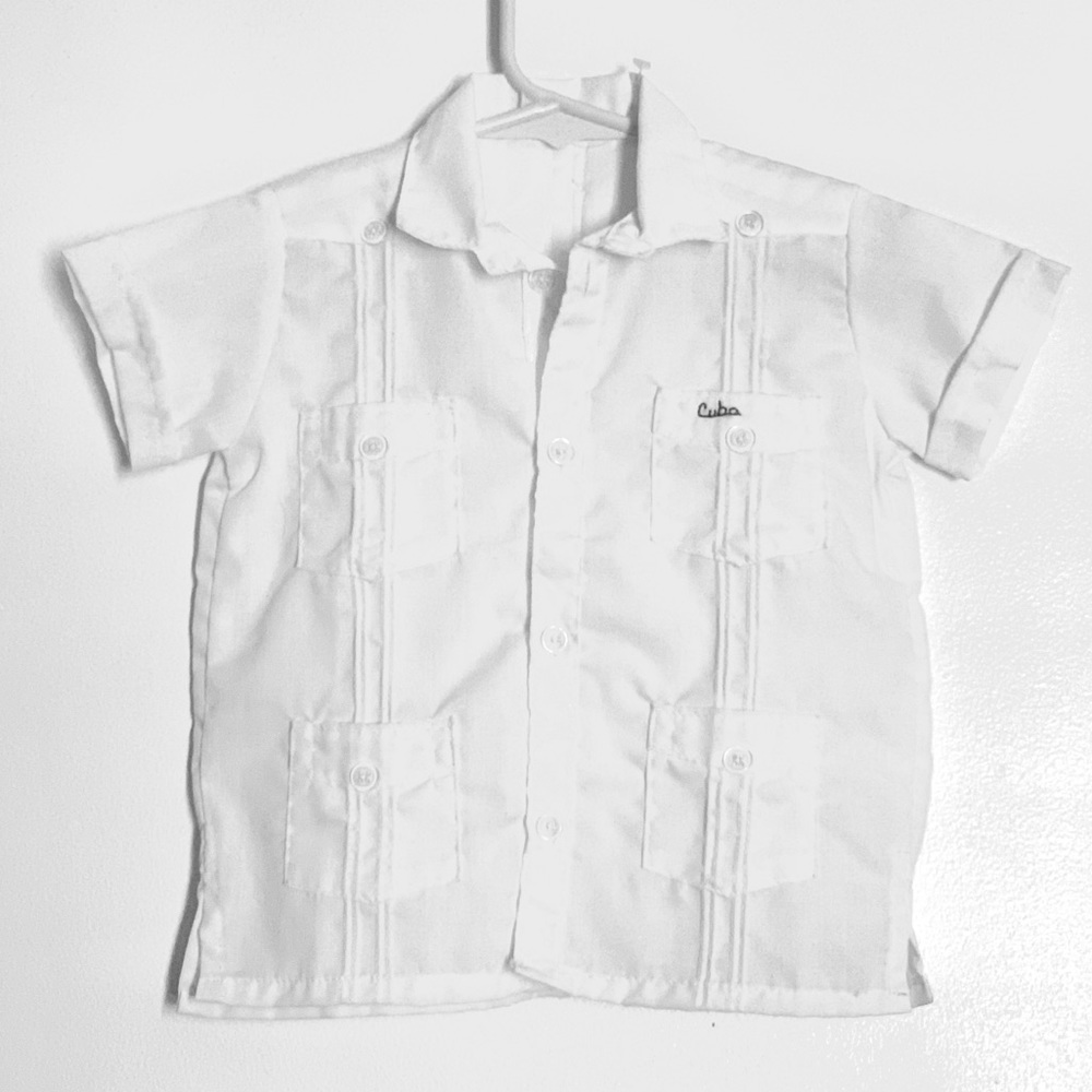 EMBROIDERED GUAYABERA SHIRT